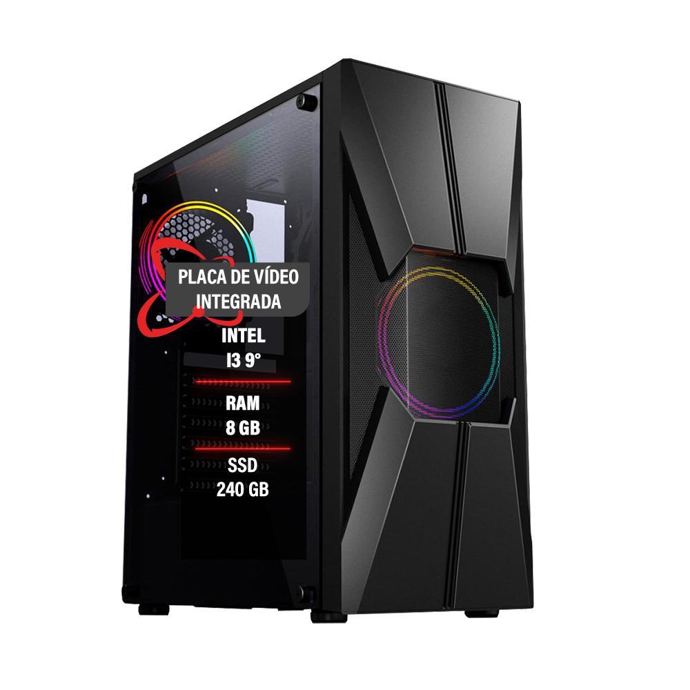Miniatura Computador Intel Core I3 9 Memória 8Gb Ddr4 Ssd 240Gb Fonte