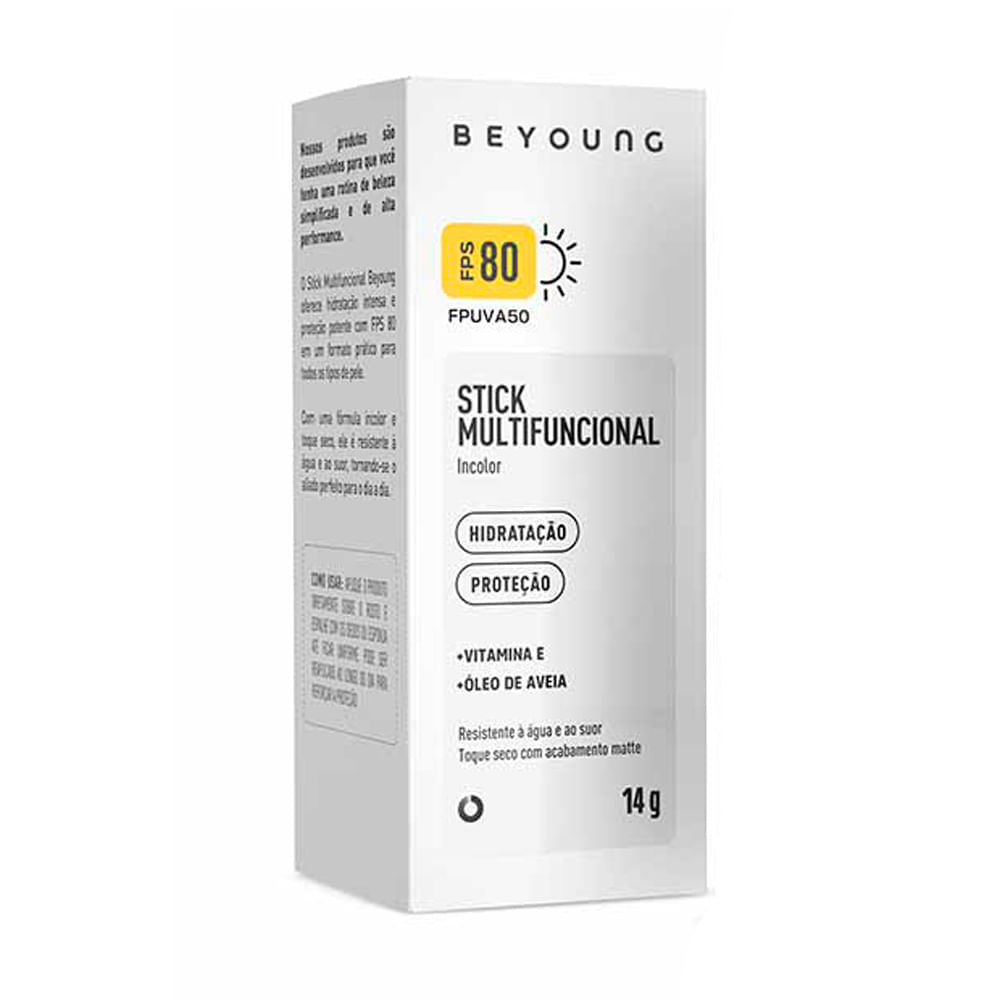 Miniatura Beyoung Stick Multifuncional FPS 80 Incolor 14g