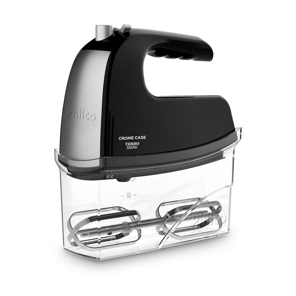 Miniatura Batedeira Philco PBT450P Crome Case 550W 220V