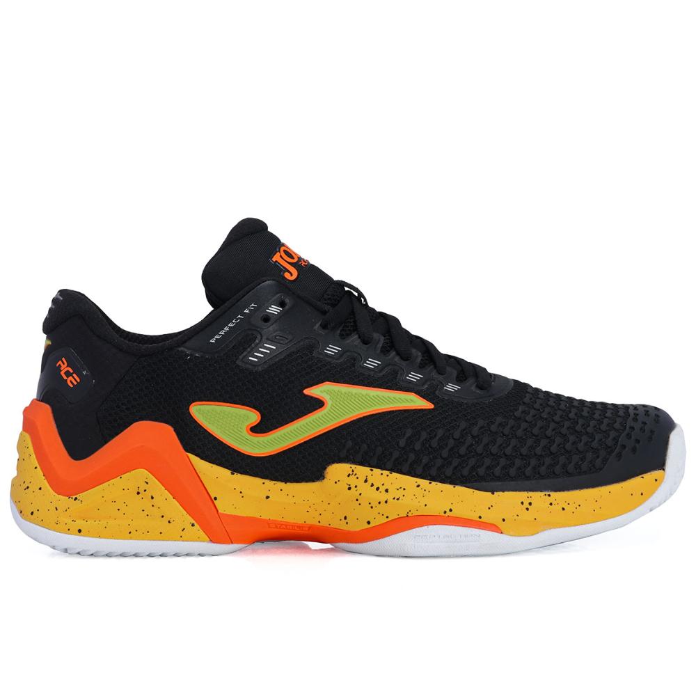 Miniatura Tênis Joma Ace Pro Clay - Saibro - Preto e Laranja 42