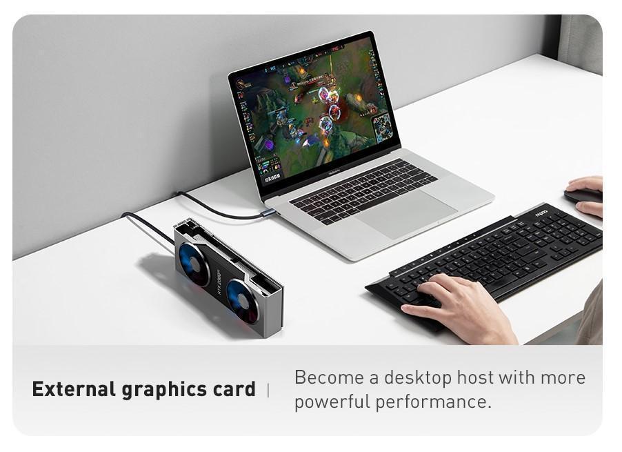 Cabo Usb Tipo C Thunderbolt 4 Baseus 40Gpbs Pd 100W Video 8K