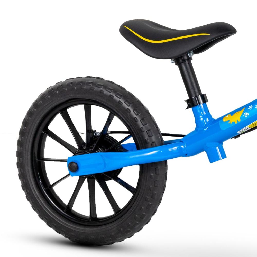 Miniatura Bicicleta Equilíbrio Balance Sem Pedal Aro 12 Azul Nathor