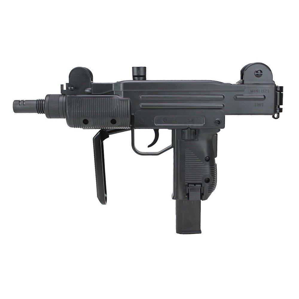 Rifle De Pressão Co2 Mini Uzi Polímero Blowback 4.5mm