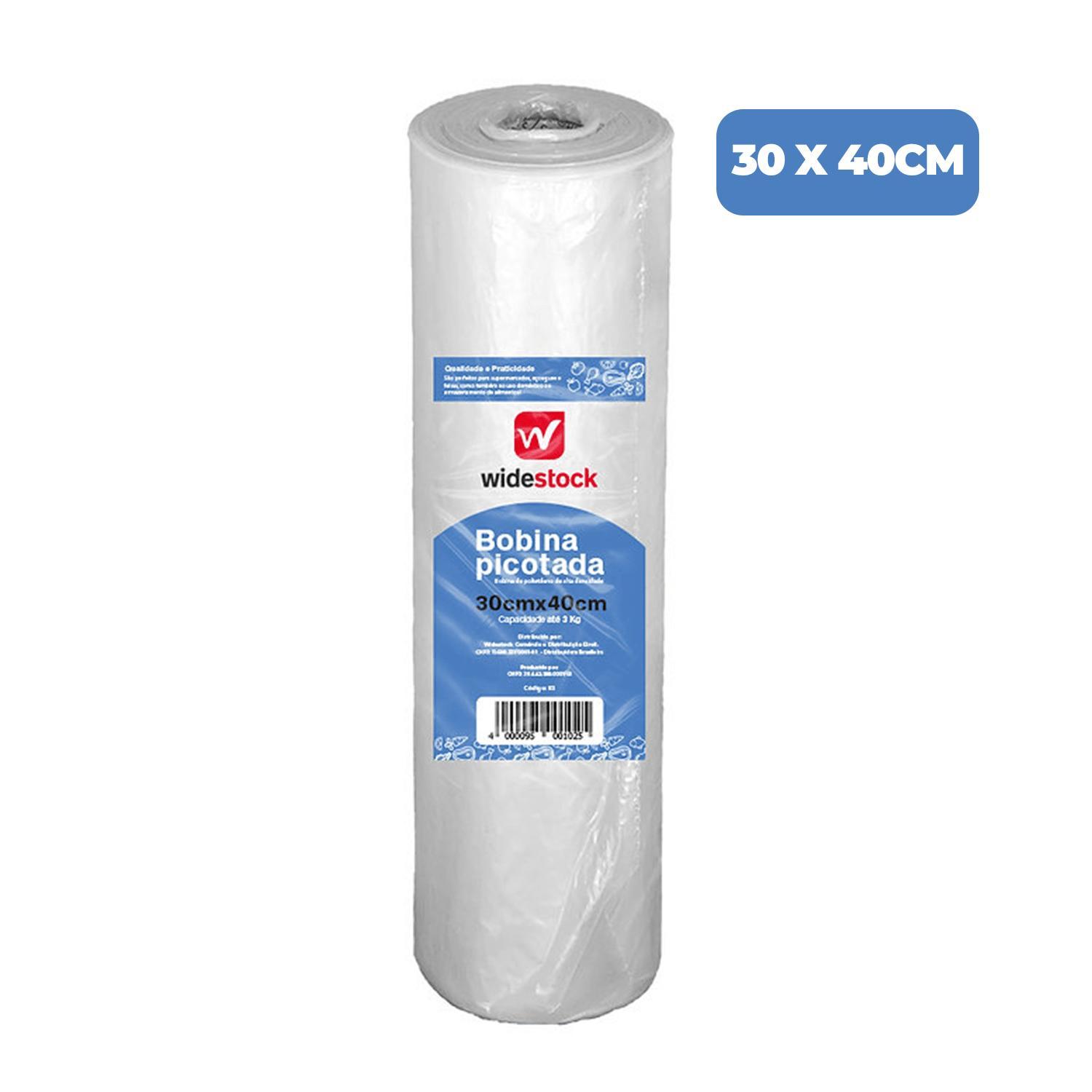 Miniatura Bobina Plástica Picotada 30X40Cm