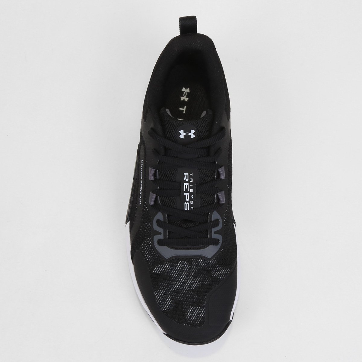 Miniatura Tênis Under Armour Tribase Reps Unissex Preto+Cinza - 34