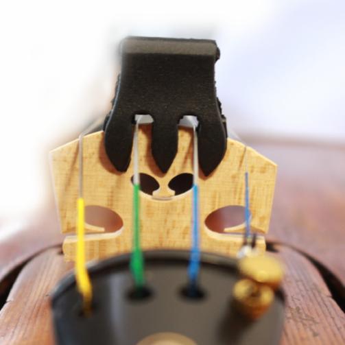 Miniatura Surdina Abafador Borracha Para Violino 4/4