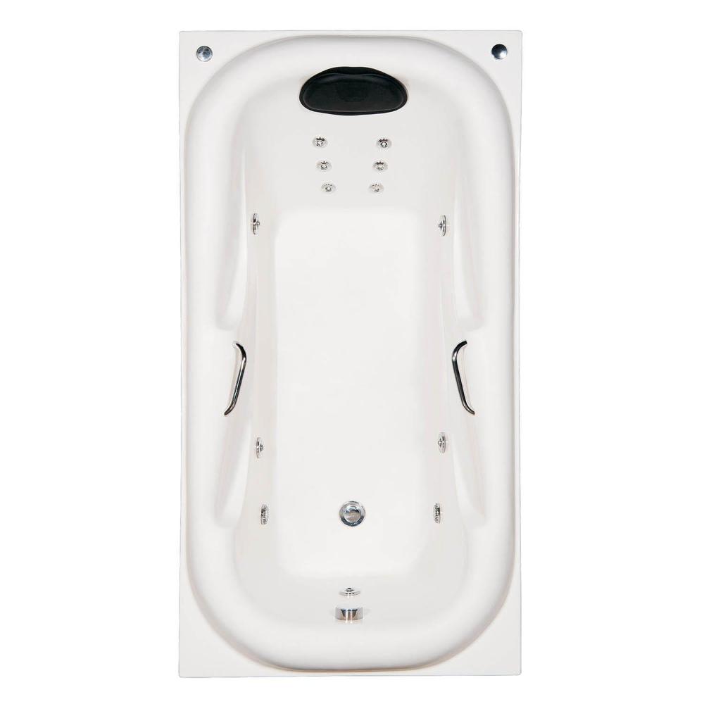 Miniatura Banheira Hidromassagem Astra Tahiti Super Luxo 180cmx92cmx53cm - 04 Jatos Acrílico P6 Sem Aquecedor 220V