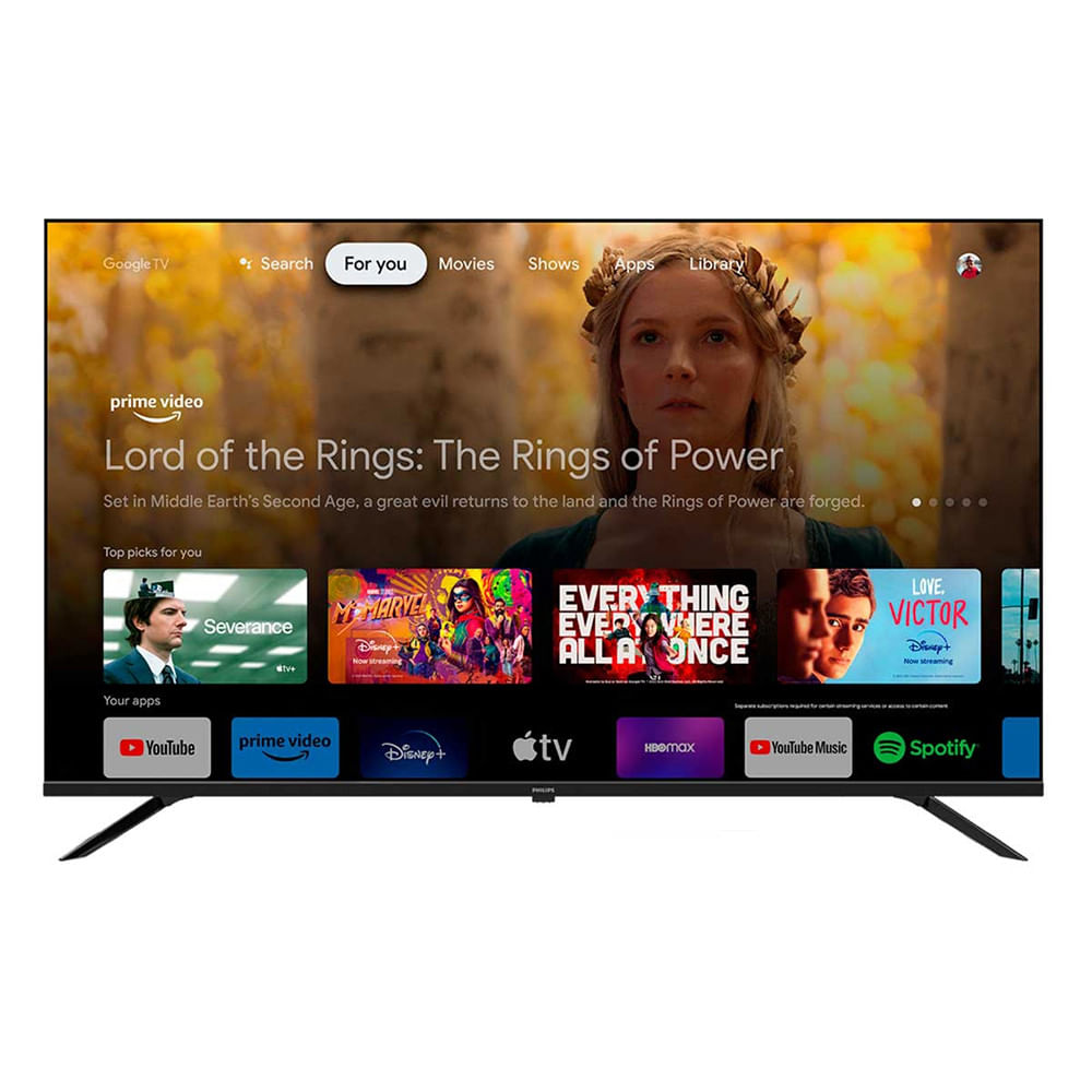 Miniatura Smart TV Philips 50 Polegadas 50PUG7019/78 4K UHD LED Google TV Preto - Bivolt