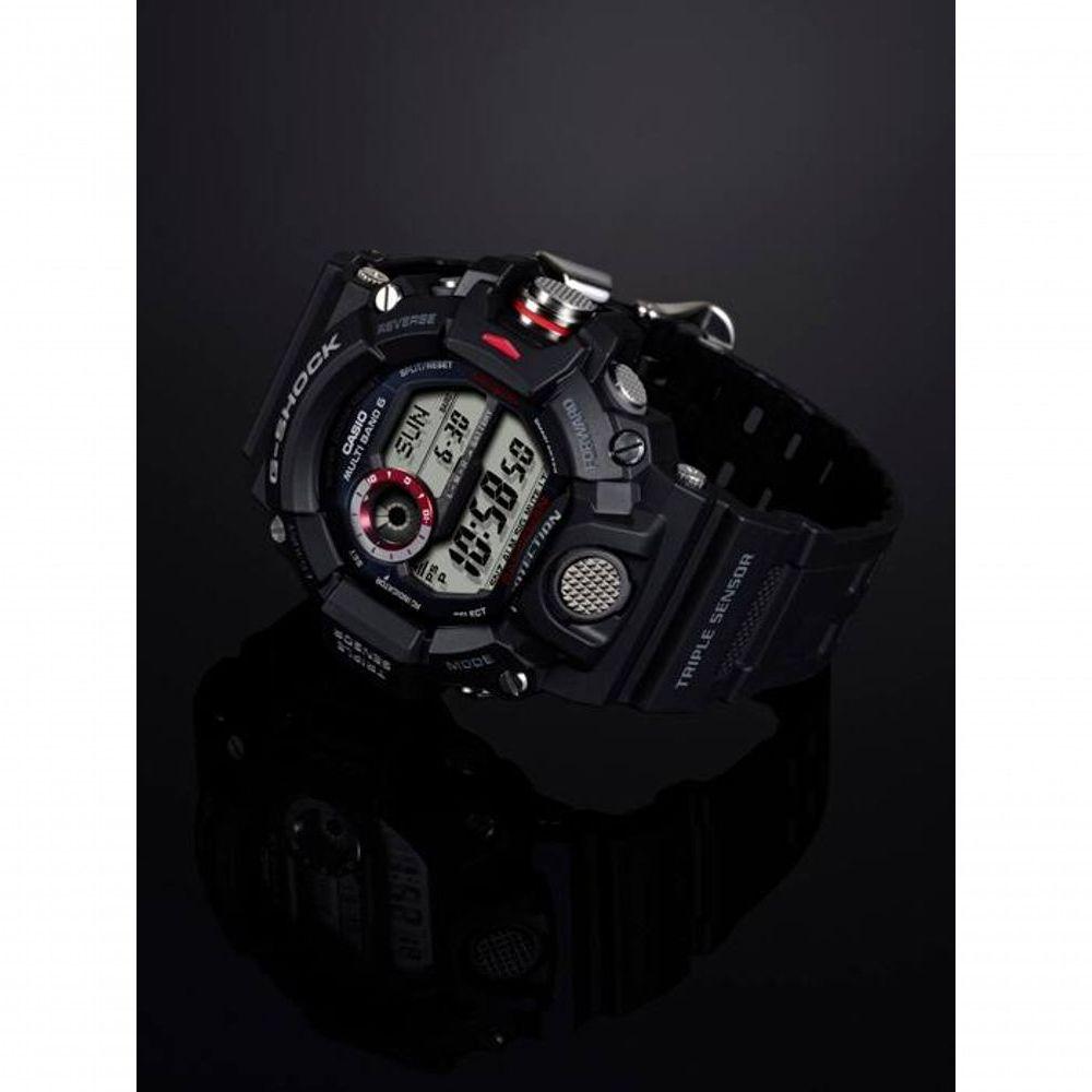 Relógio Casio G-shock Rangeman Gw-9400-1dr Sensor Triplo