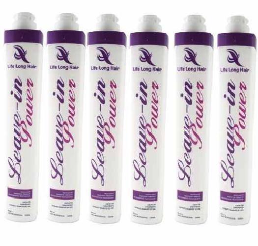Miniatura Kit 12 Leave In Power Alisante Temporário Life Long Hair