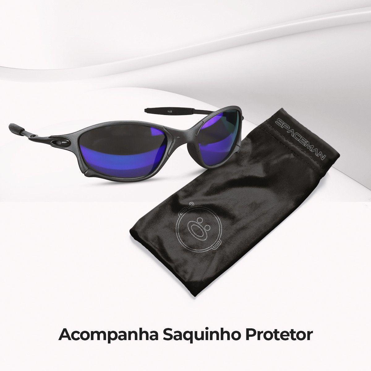 Miniatura Oculos Sol Mandrake Metal Lupa Proteção Uv Juliet + Case