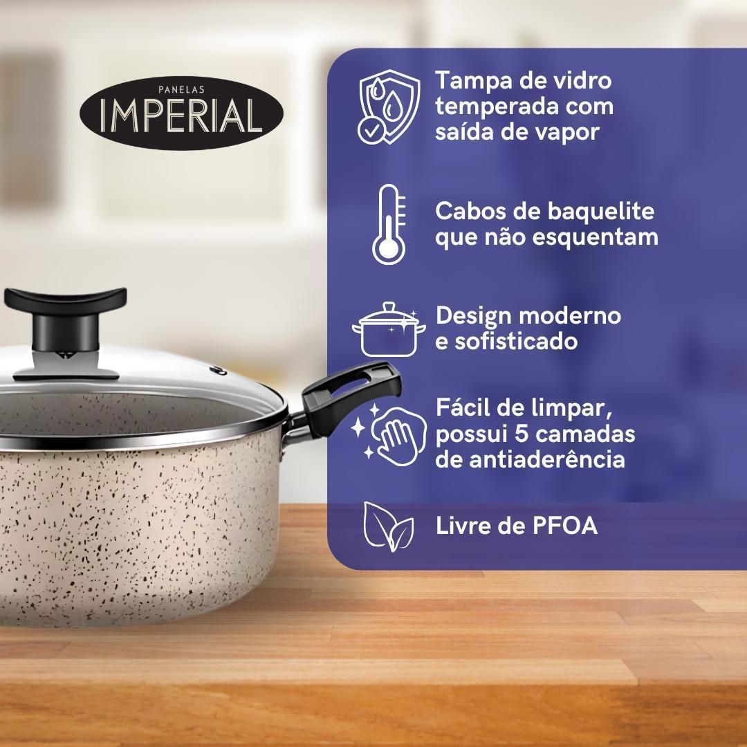 Miniatura Conjunto Panelas 17 Pc Antiaderente Panela Pressão 2 Litros