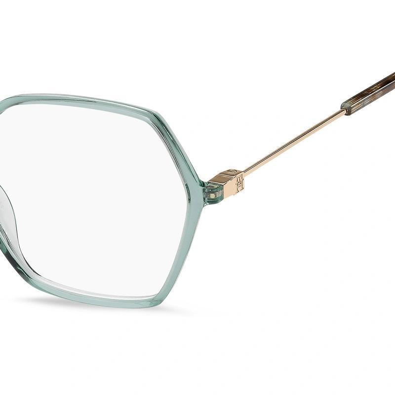Miniatura Óculos Tommy Hilfiger Verde Translúcido Feminino 55mm