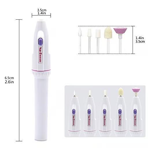 Miniatura Polidor De Unhas Profissional Broca De Unhas Elétrica Lixa