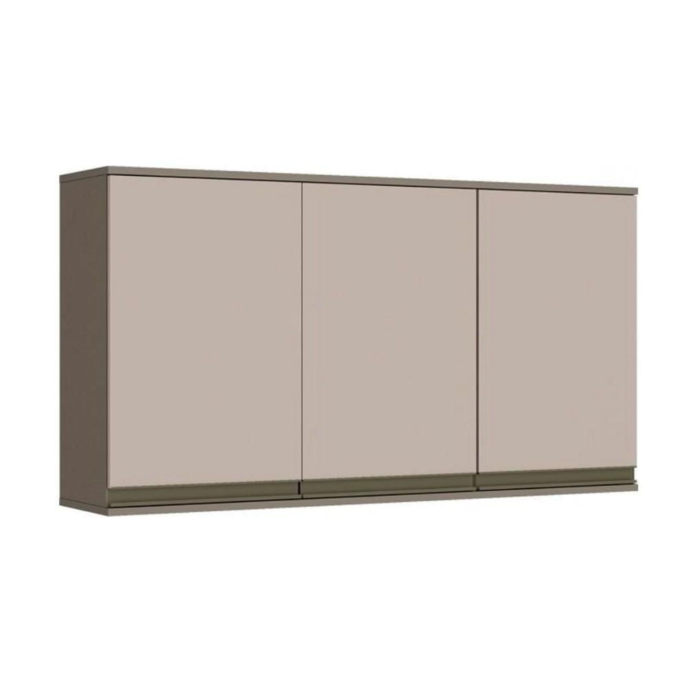 Miniatura Armário Aéreo P/ Cozinha Connect C/ 3 Portas 120cm Duna/cristal - Henn