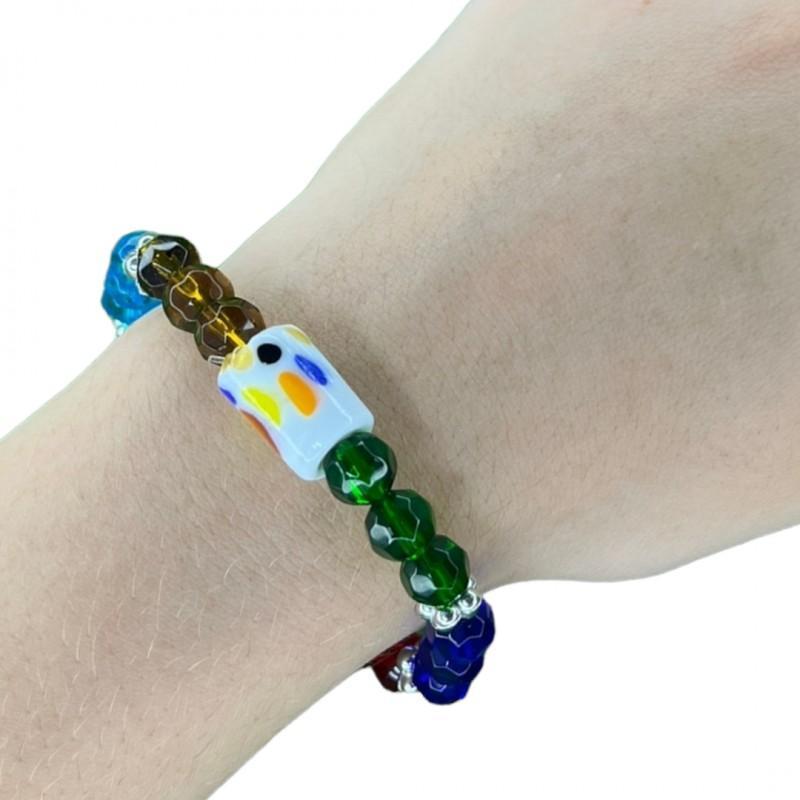 Miniatura Pulseira 7 Sete Linhas Umbanda E Candomblé - Escolha A Cor