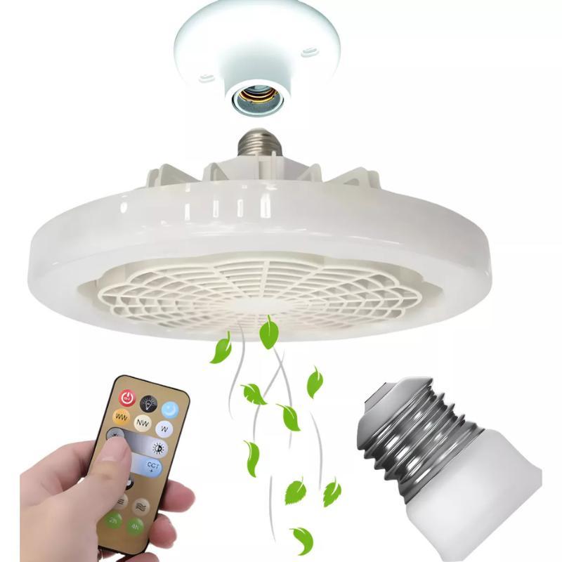 Miniatura Ventilador Lâmpada Teto Led Ajustável Controle Aromaterapia