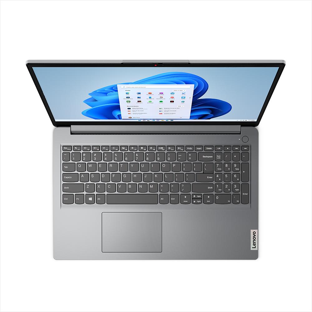 Miniatura Notebook Lenovo IdeaPad 1 15AMN7 AMD Ryzen 5 7520U 8GB 512GB SSD Windows 11 15.6" - 82X5000NBR Cloud Grey