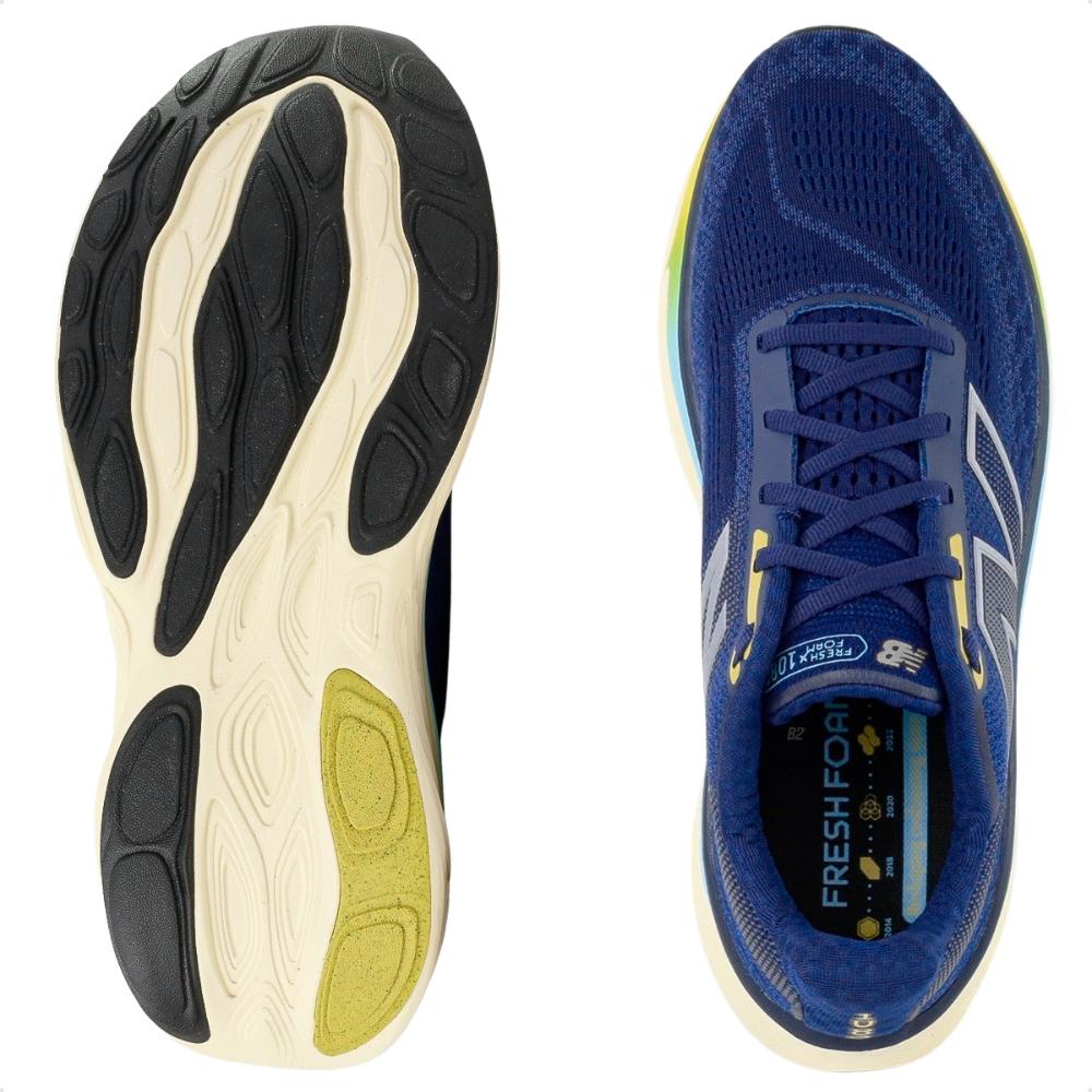 Miniatura Tênis New Balance 1080 V14 Masculino Azul / Amarelo - 40