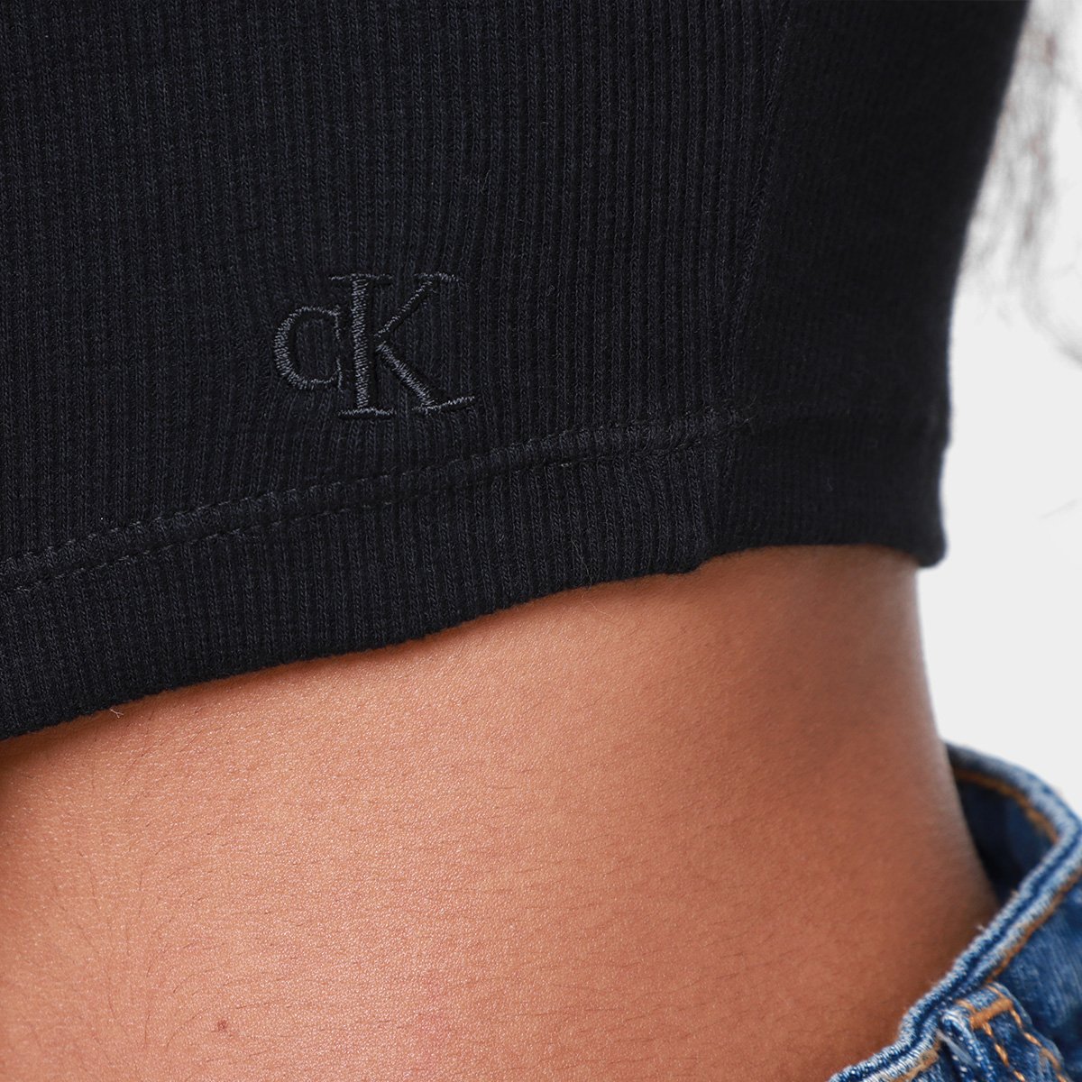 Miniatura Regata Calvin Klein Feminina Preto - G