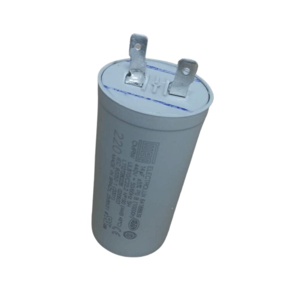 Miniatura Capacitor Lavadora Electrolux 14Uf 440V 64188839