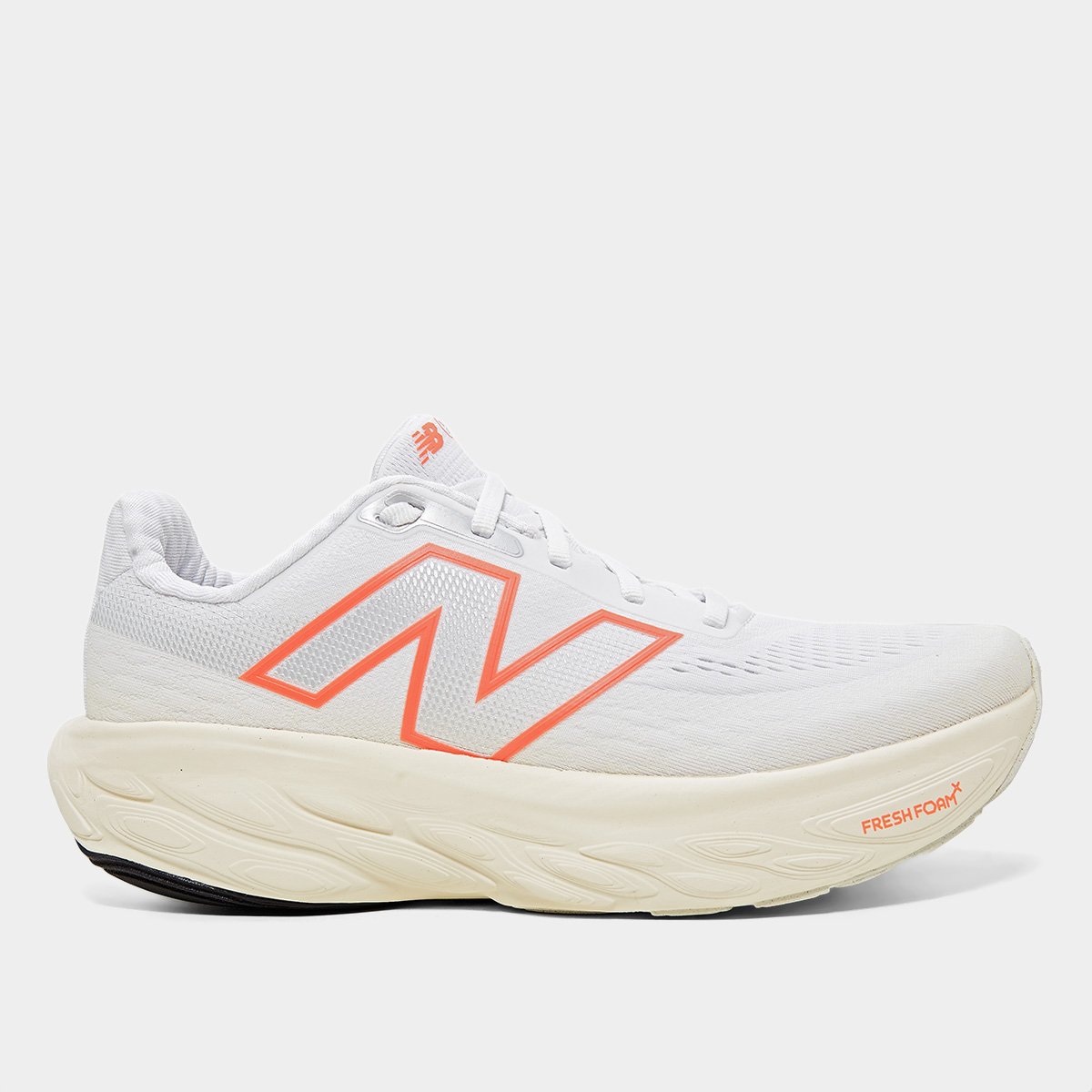Miniatura Tênis New Balance Fresh Foam X 1080 V14 Feminino Branco+Pink - 34