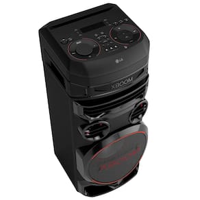 Torre de Som Acústica LG XBOOM RNC7 com Multi Bluetooth, Karaokê, Entrada de Microfone e Guitarra