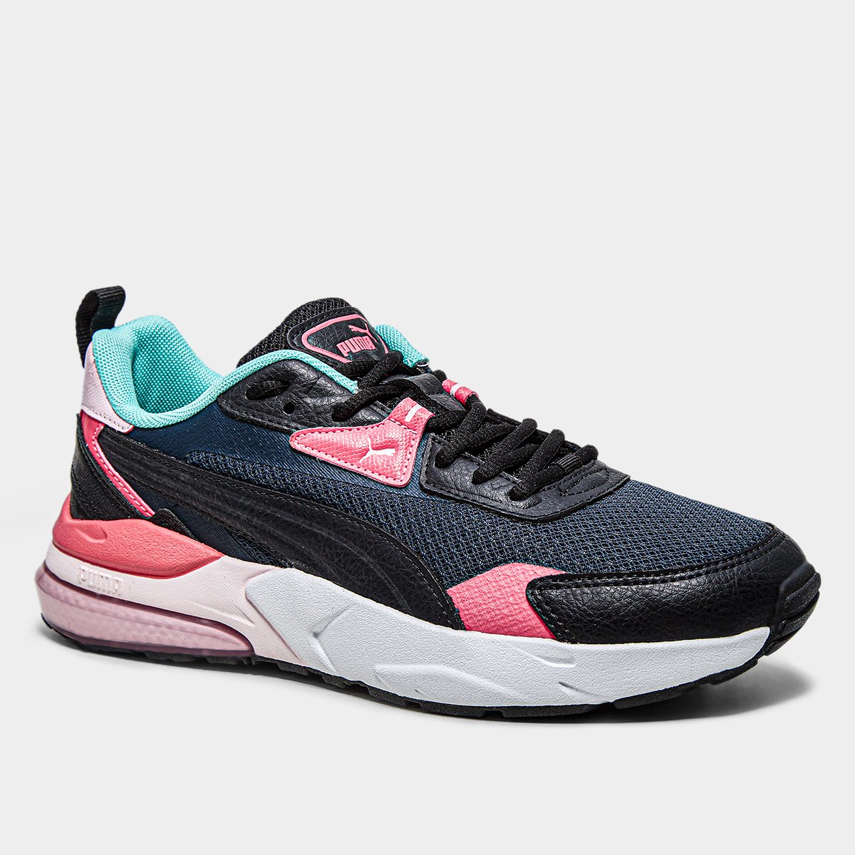 Miniatura Tênis Puma Vis2K Back To Heritage Feminino Chumbo+Preto - 34