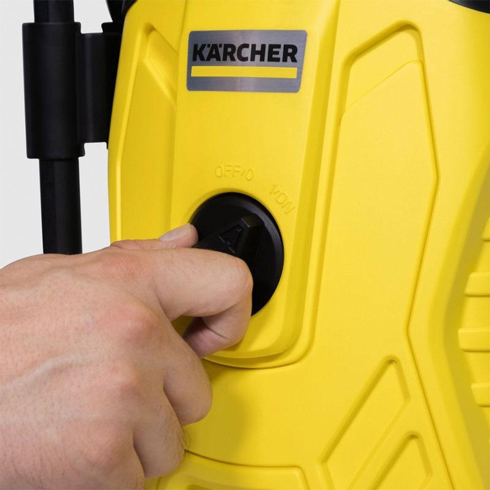 Miniatura Lava Jato de Alta Pressão, Kärcher 1500 libras, com Aplicador de Detergente 220 Volts
