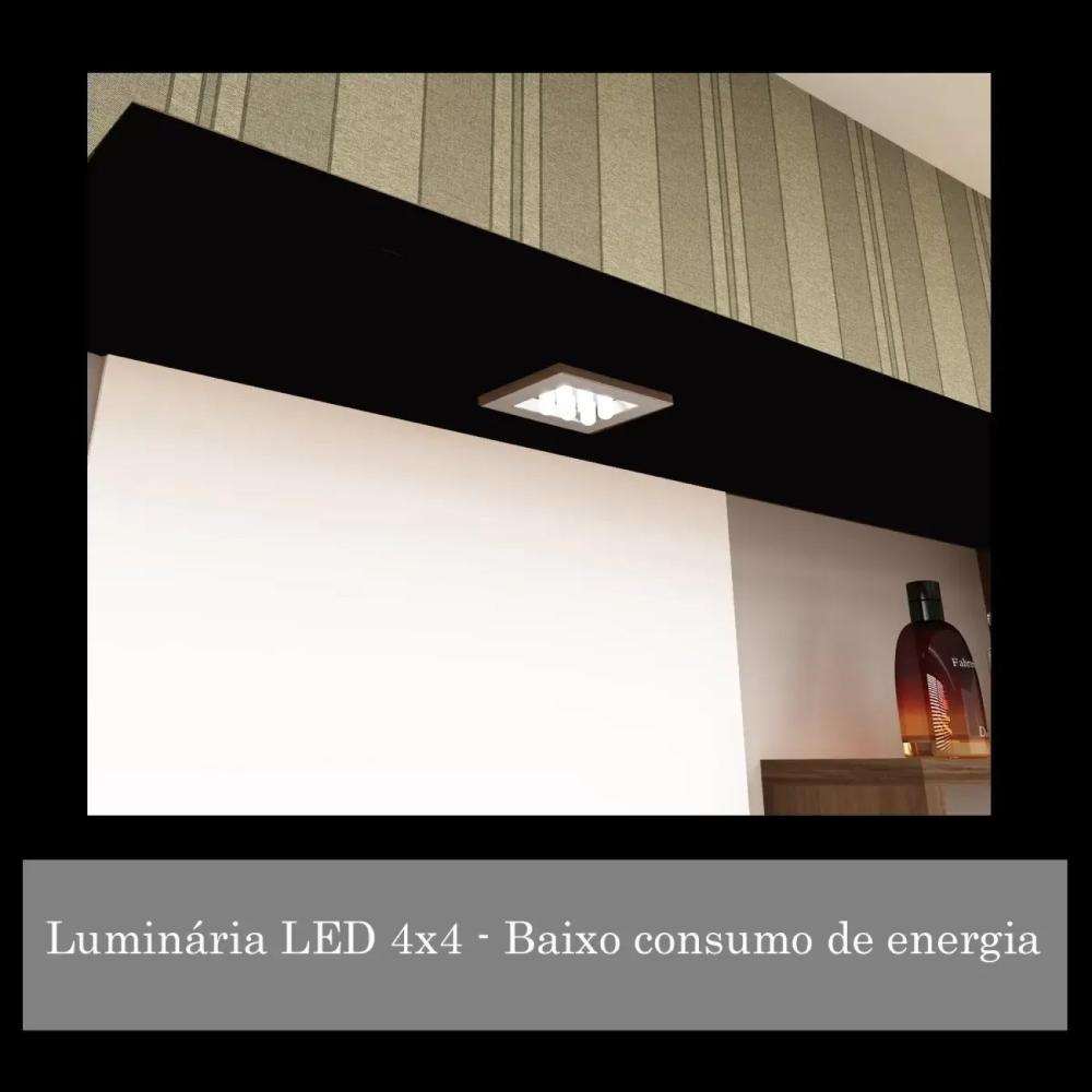 Conjunto para Banheiro 3 Peças 1 Gabinete com Cuba 1 Armário com Espelho Veneza Móveis Bosi Branco/Preto