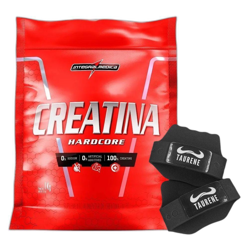 Miniatura Kit Creatina Hardcore Reload Pouch 1Kg Luva - Integralmedica
