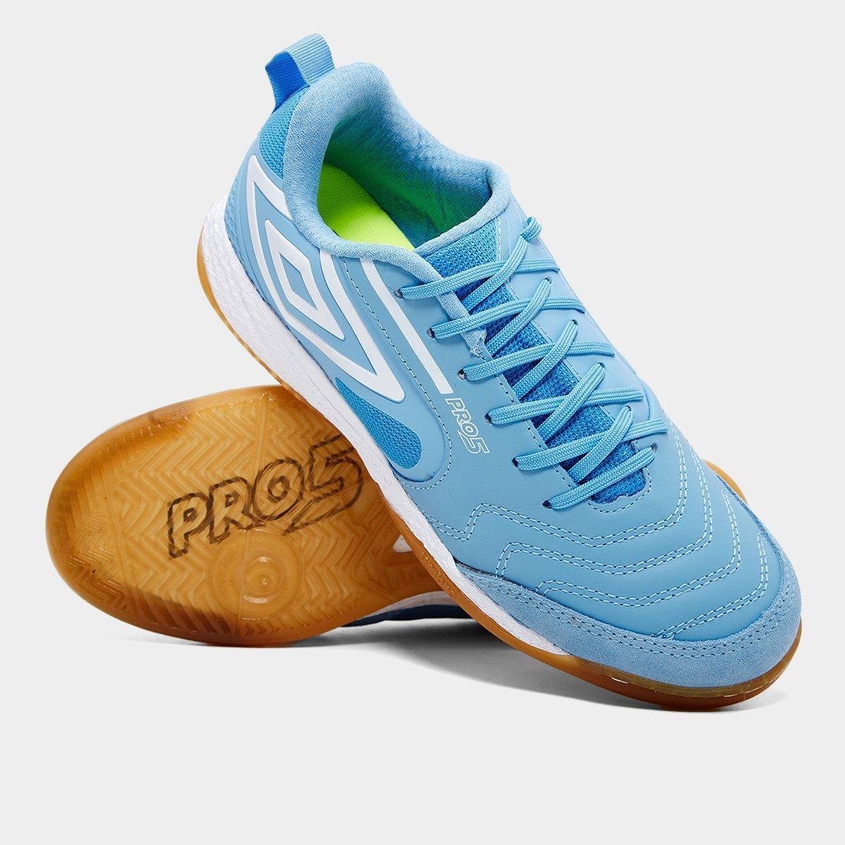 Miniatura Chuteira Futsal Umbro Pro 5 Bump Unissex Azul - 37