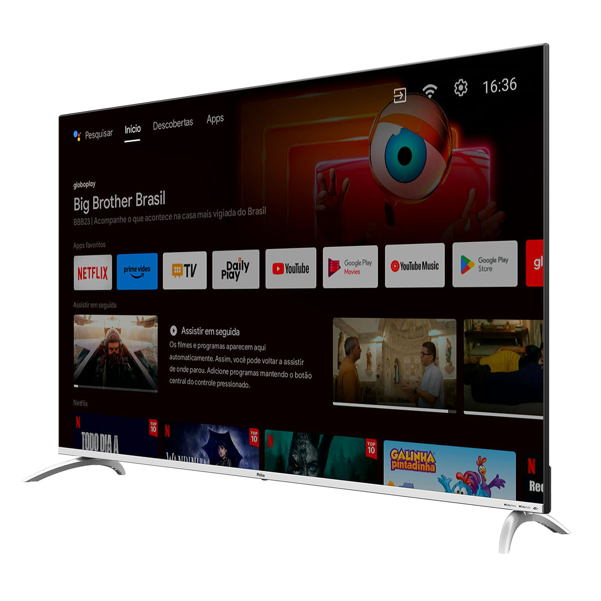Miniatura Smart TV 58” Philco PTV58G7PAGCSBL Android TV 4K Led Bivolt