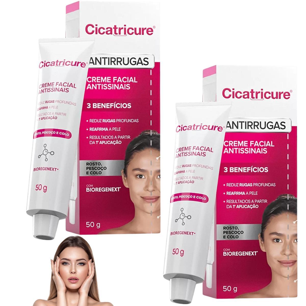Miniatura Kit 2 Cicatricure Creme Facial E Colo Antissinais Antirrugas