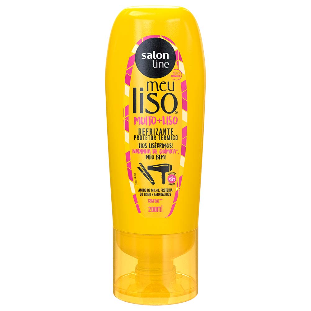 Miniatura Salon Line Meu Liso Muito + Liso - Defrizante Selante Térmico 200ml