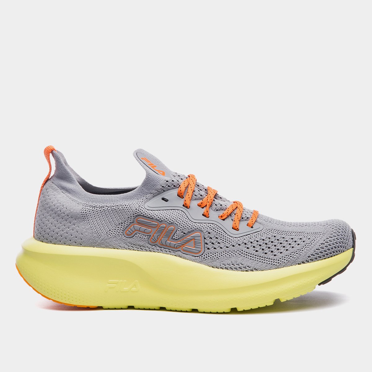 Miniatura Tenis Fila Inclusion Masculino Cinza+Laranja - 38