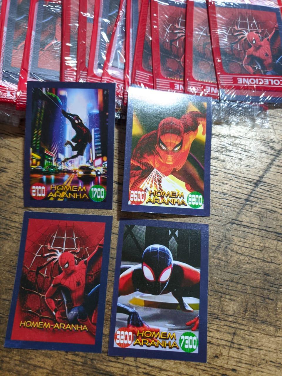 Miniatura Kit Cards Homem Aranha - 10 Pacotes (40 Cards) | Brincadeira