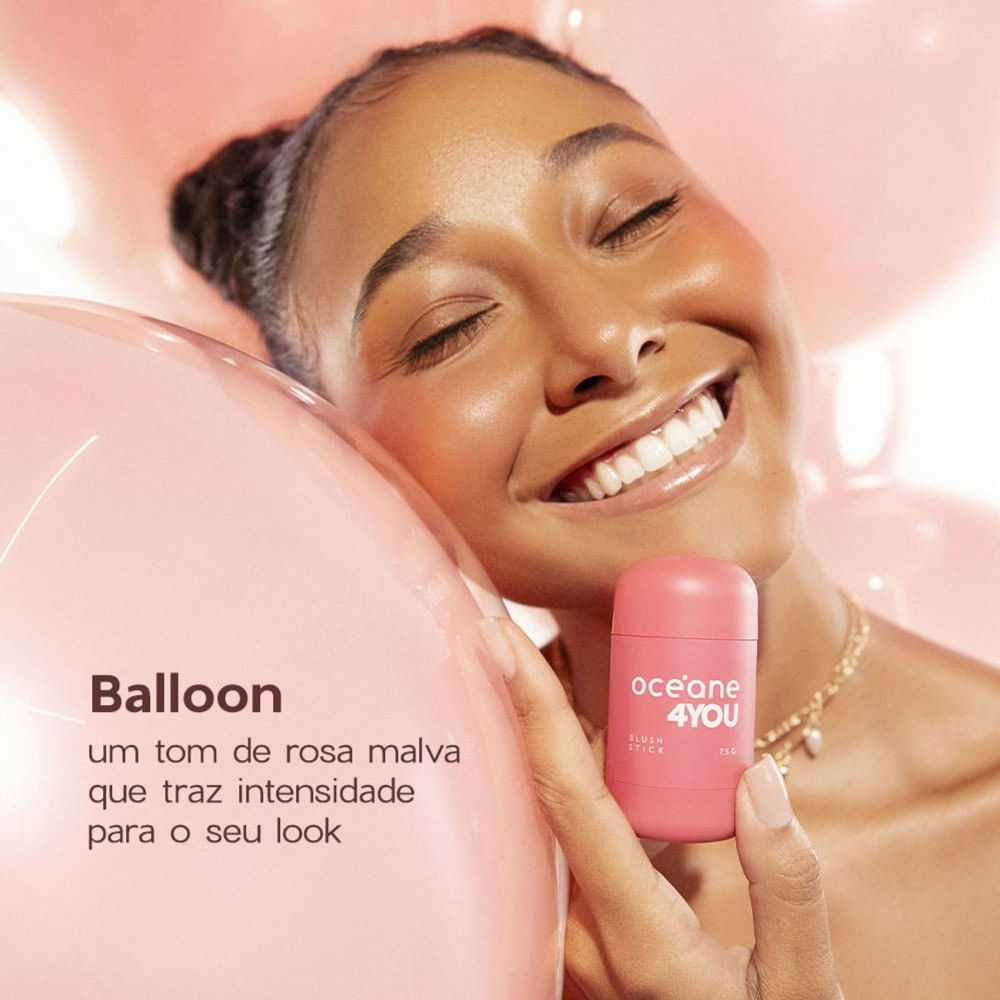 Blush em Bastão Océane 4 You Blush Stick 7,5g Balloon