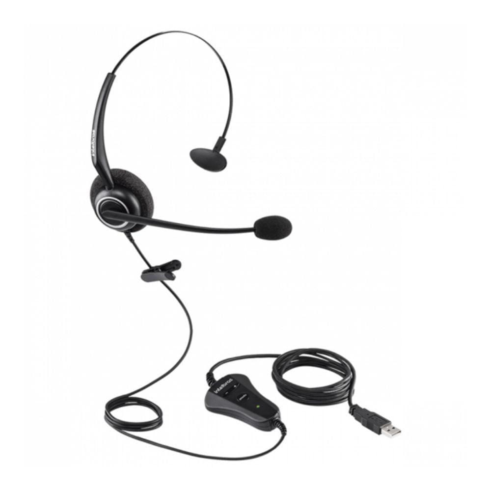 Miniatura Fone Headset Intelbras Chs-55 Conector Usb 4010058