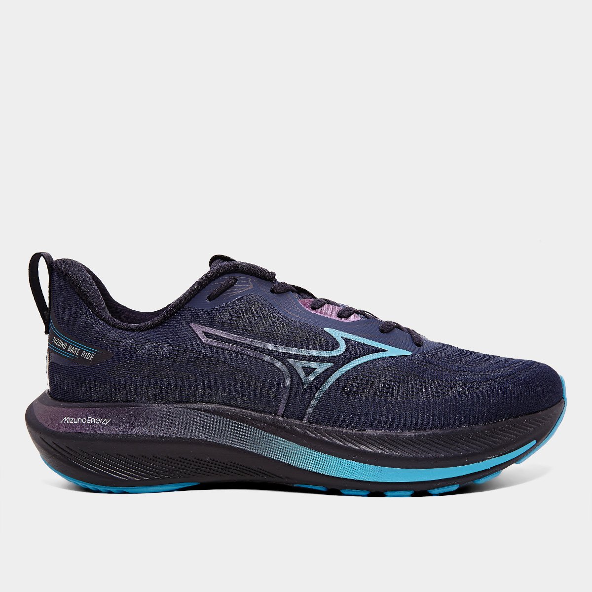 Miniatura Tênis Mizuno Base Ride Masculino Marinho+Preto - 38