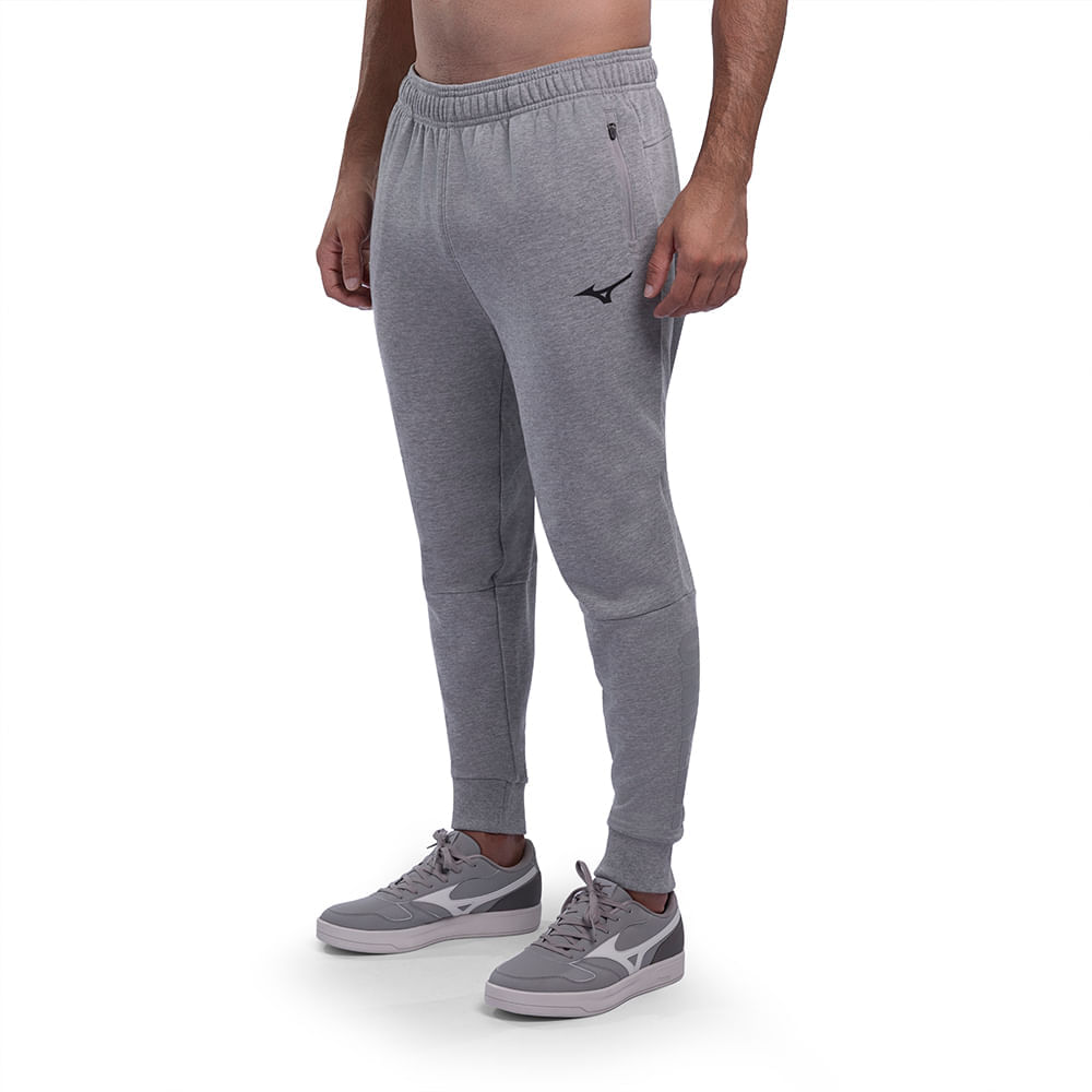Miniatura Calça Mizuno Soft Jogger Masculina G Cinza
