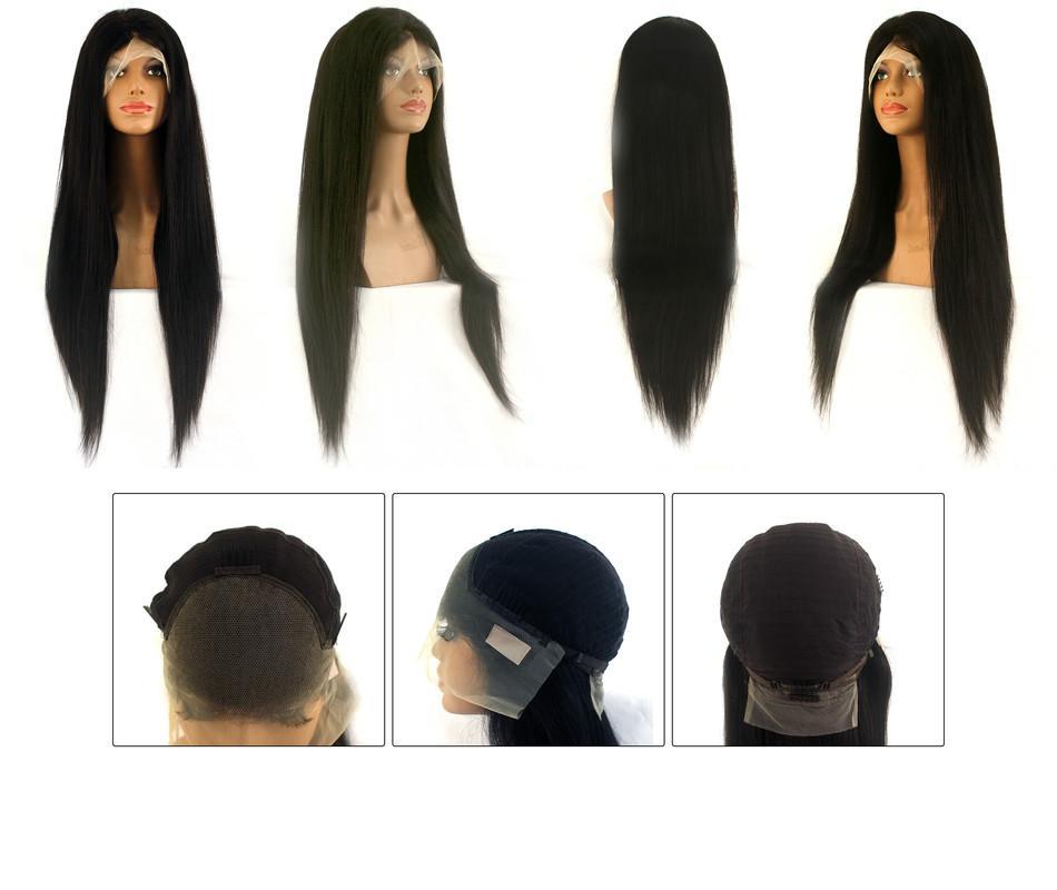 Miniatura Peruca Front Lace 100% Cabelo Humano 60Cm (Fio Esticado)