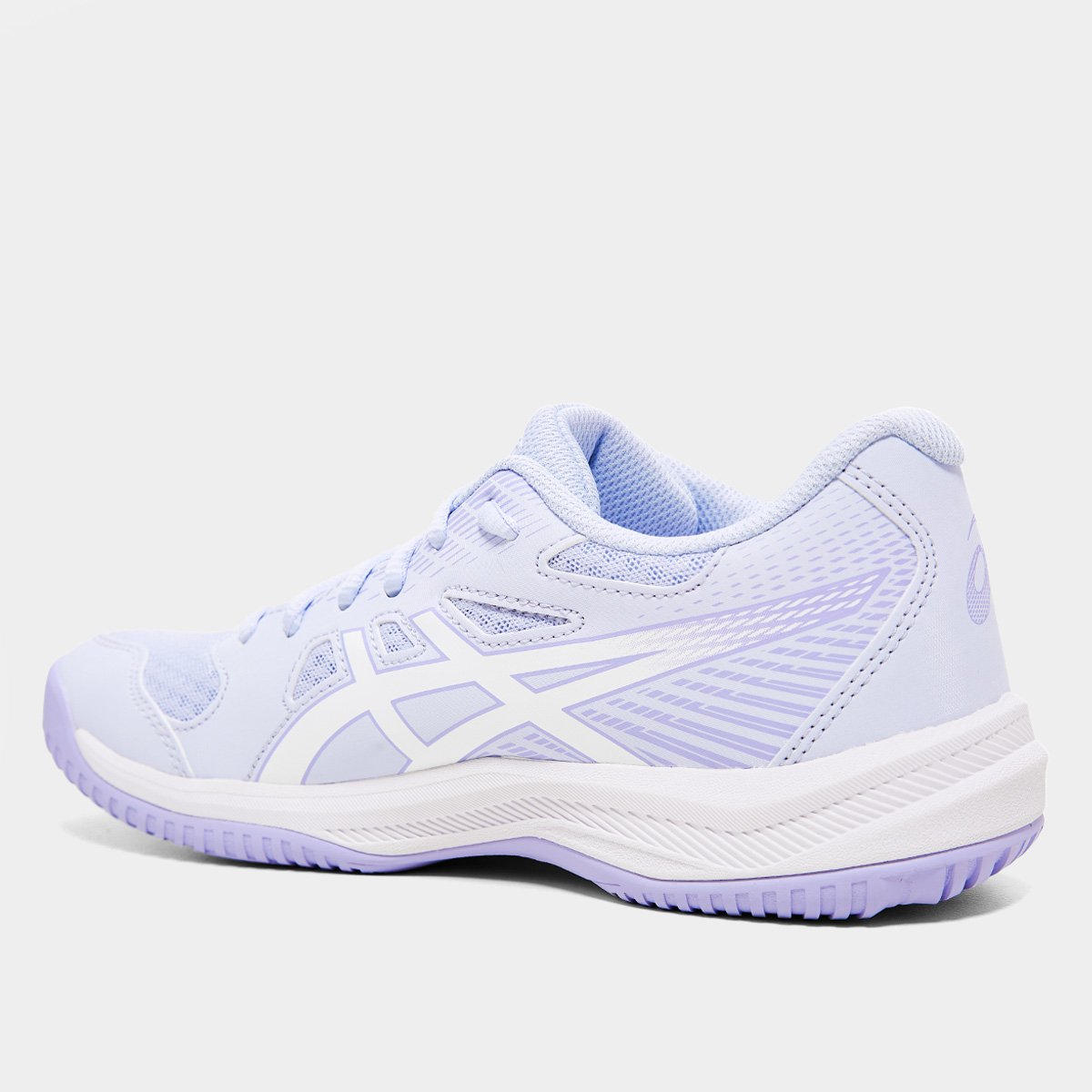 Miniatura Tênis Asics Upcourt 6 Feminino Azul+Branco - 34