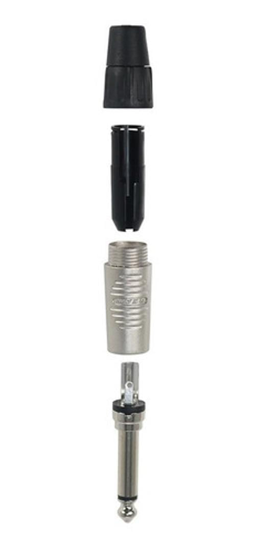 Miniatura Plug P10 Mono Niquelado Rp2C Rean