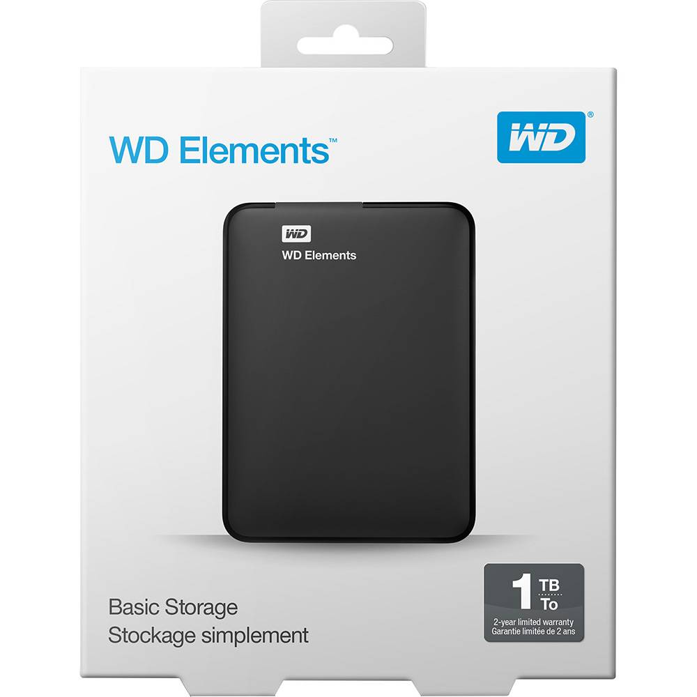 Miniatura HD Externo Portátil WD Elements 1TB USB 3.0