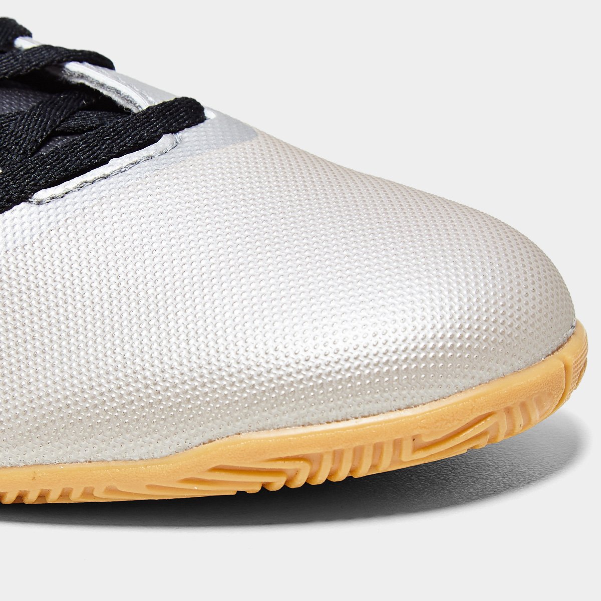 Chuteira Futsal Adidas Predator Artilheira 24 Unissex Cinza+Preto - 37