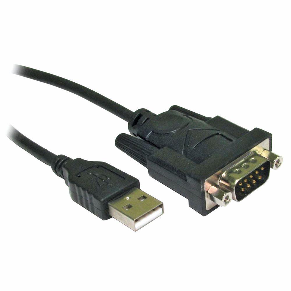 Miniatura Adaptador Serial Rs-232 X Usb 80cm