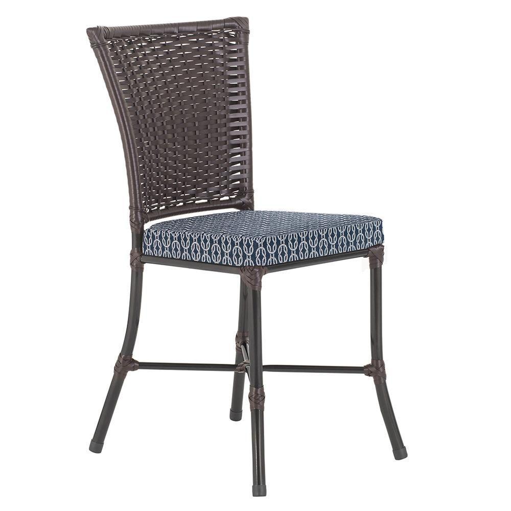 Miniatura Cadeira Em Alumínio E Fibra Sintética Turquia Zanutto Com Tecido Impermeavel 1 Unidade Tabaco Z30