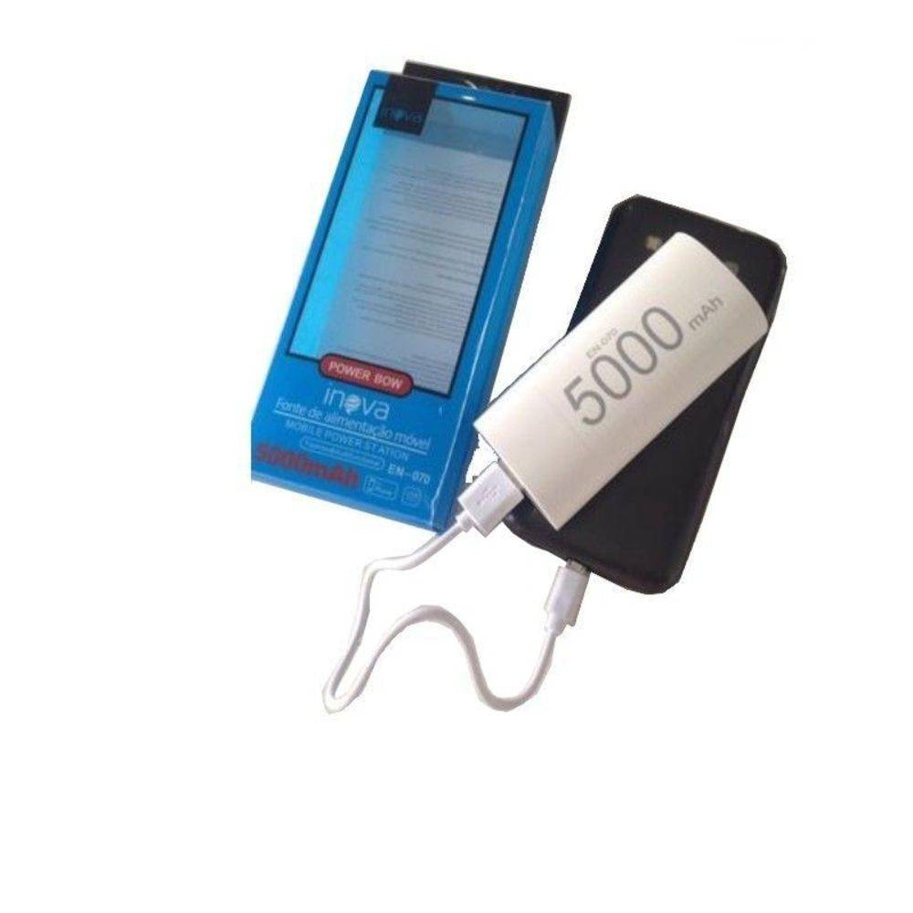 Miniatura Bateria externa para celular 5000 mah inova power bank