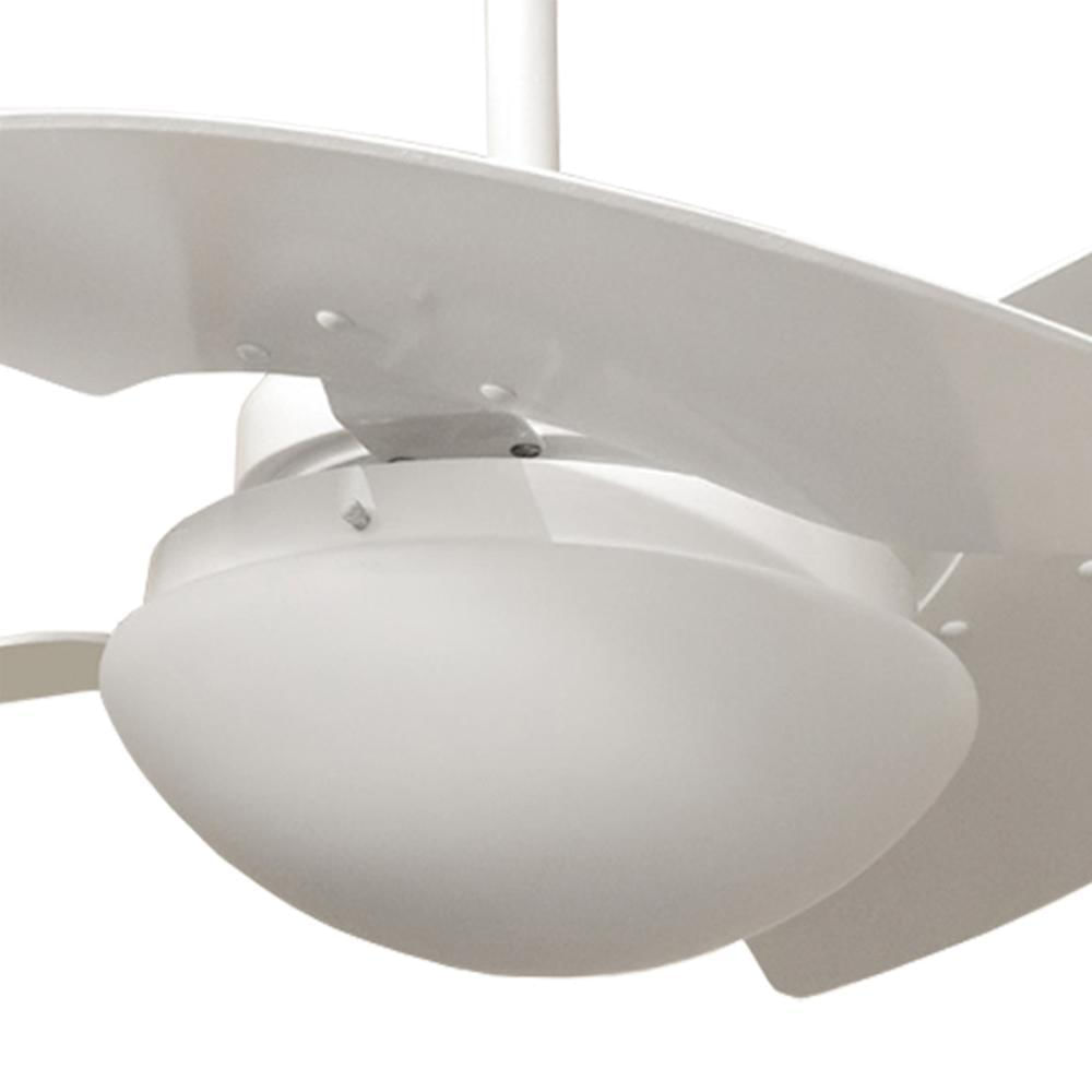 Miniatura Ventilador de Teto Com Controle Remoto Silencioso Branco